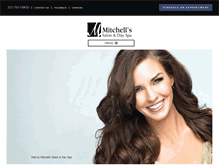 Tablet Screenshot of mitchellssalon.com